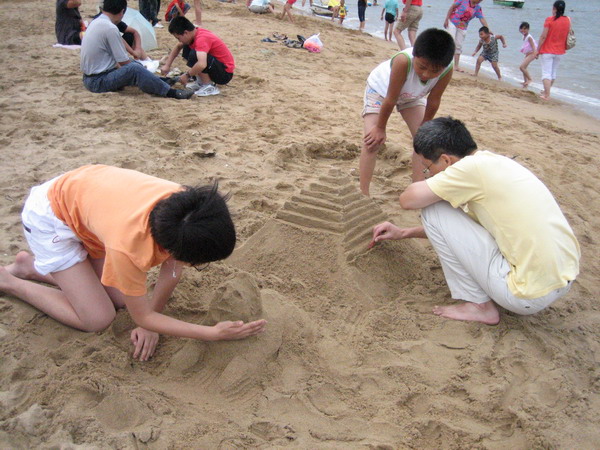 【海滩沙雕】